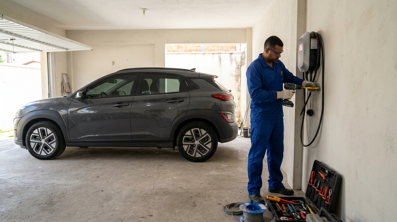 Instalação de Carregador de Carro Elétrico perto de mim em Porto Alegre‑RS